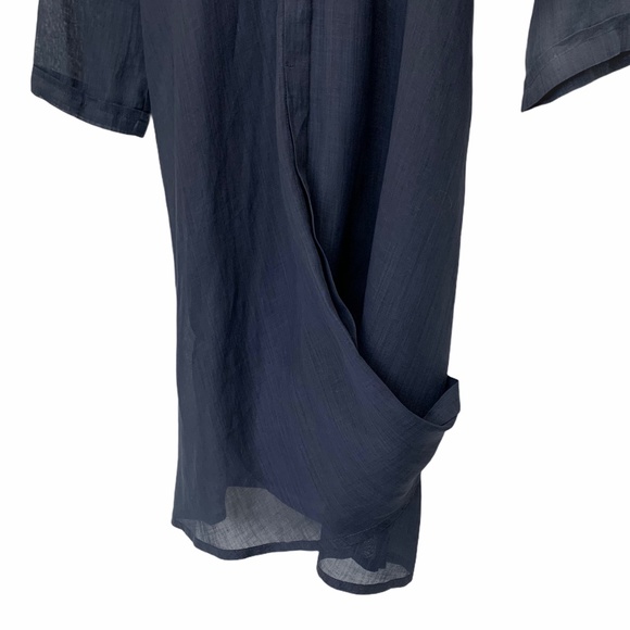 Annette Görtz Black Oversized Belted Button Down ShirtDress - Picture 9 of 12